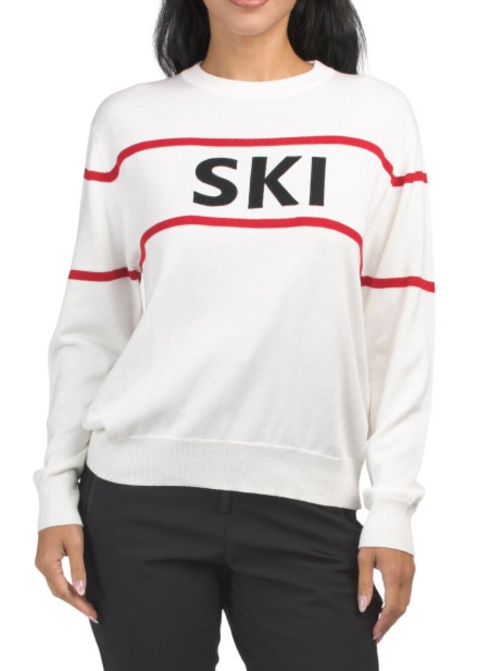 RUNWAY ATHLETICS Embroidered Ski Sweater
